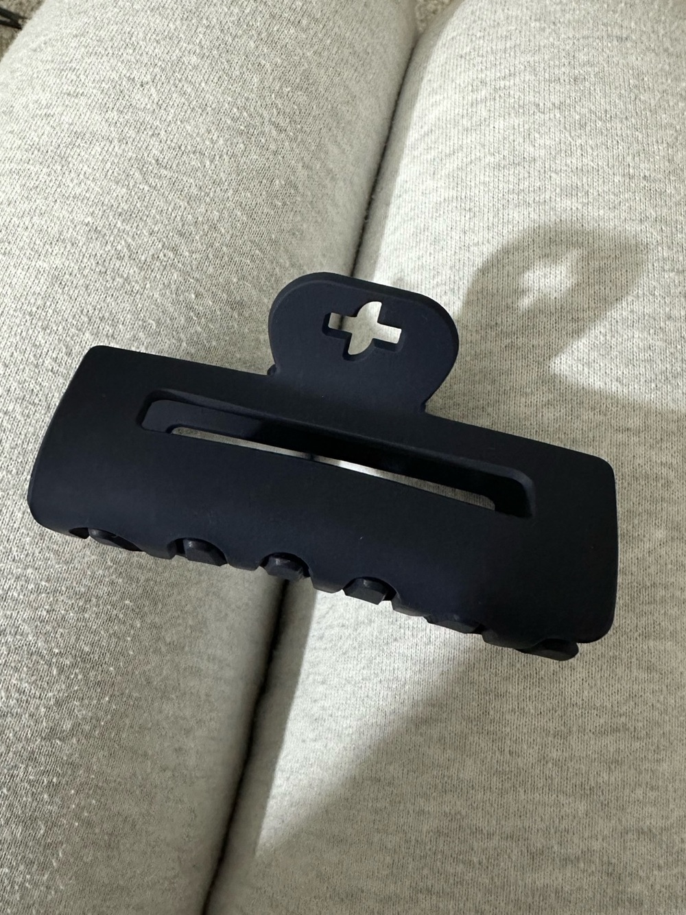 Figs Navy Matte Jumbo Hair Claw Clip